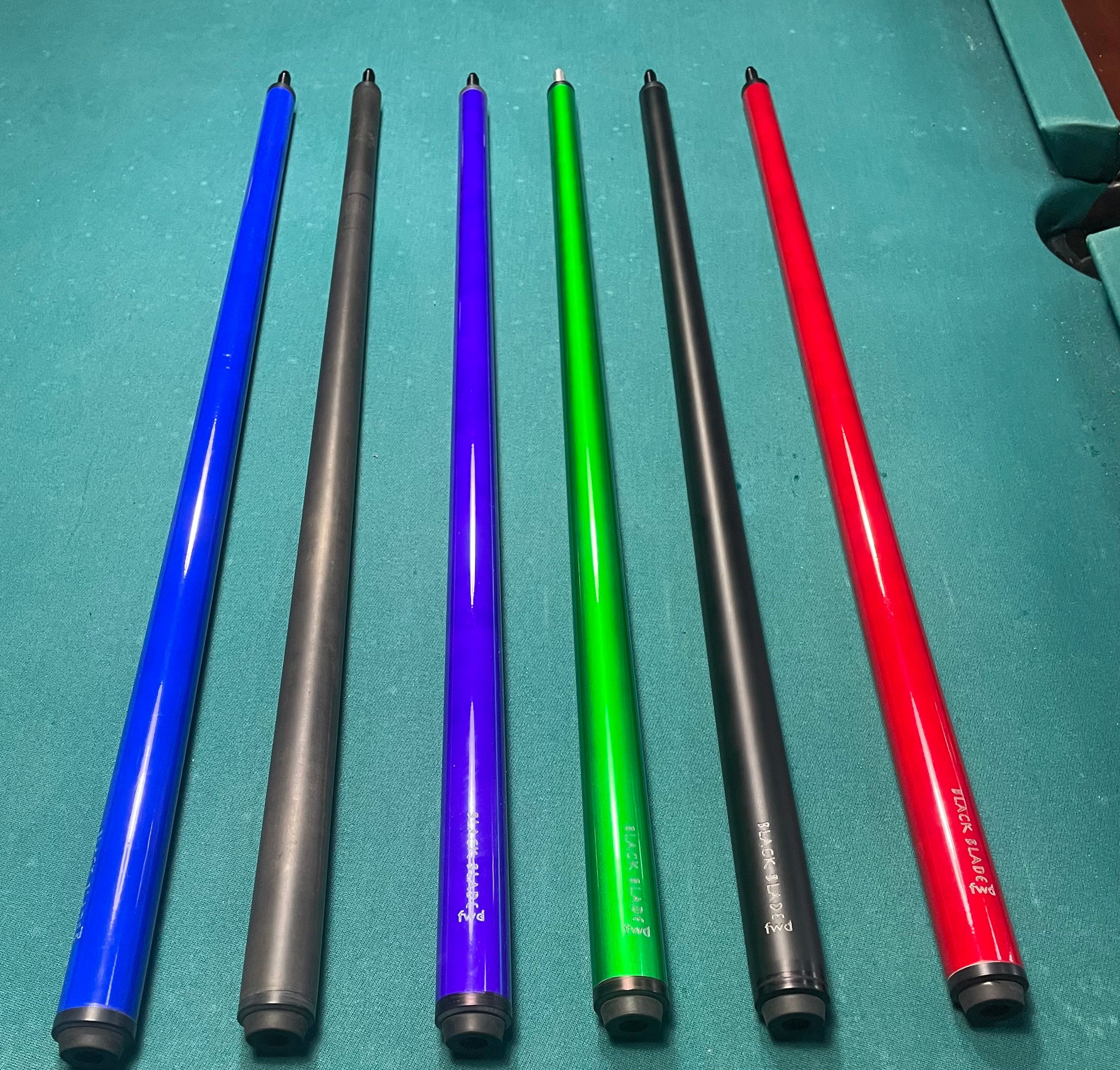 Carbon Fiber Pool Cue Black Blade Carbon